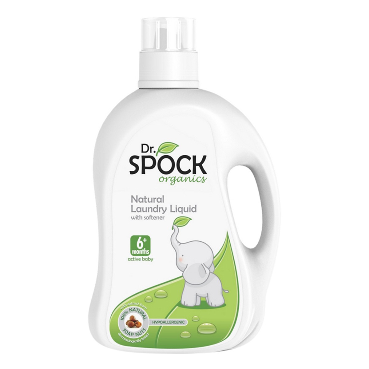 Nước Giặt Xả Hữu Cơ Dr. Spock Organics Dành Cho Bé Từ 6 Tháng (2L)