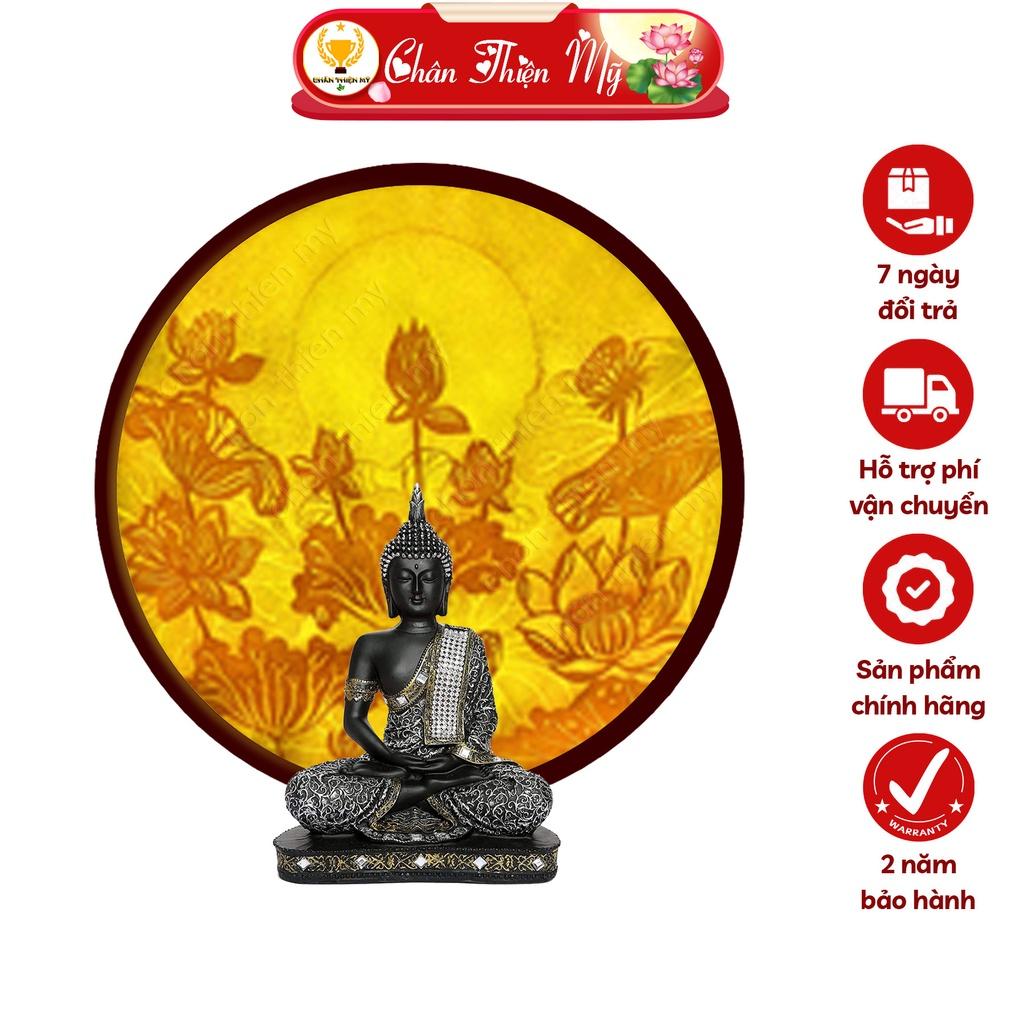 Đèn Thờ Hào Quang Phật Tranh Trúc Chỉ Tròn, Trang Trí Bàn Thờ, Hào Quang Trúc Chỉ Hoa Sen TC-HQ-139