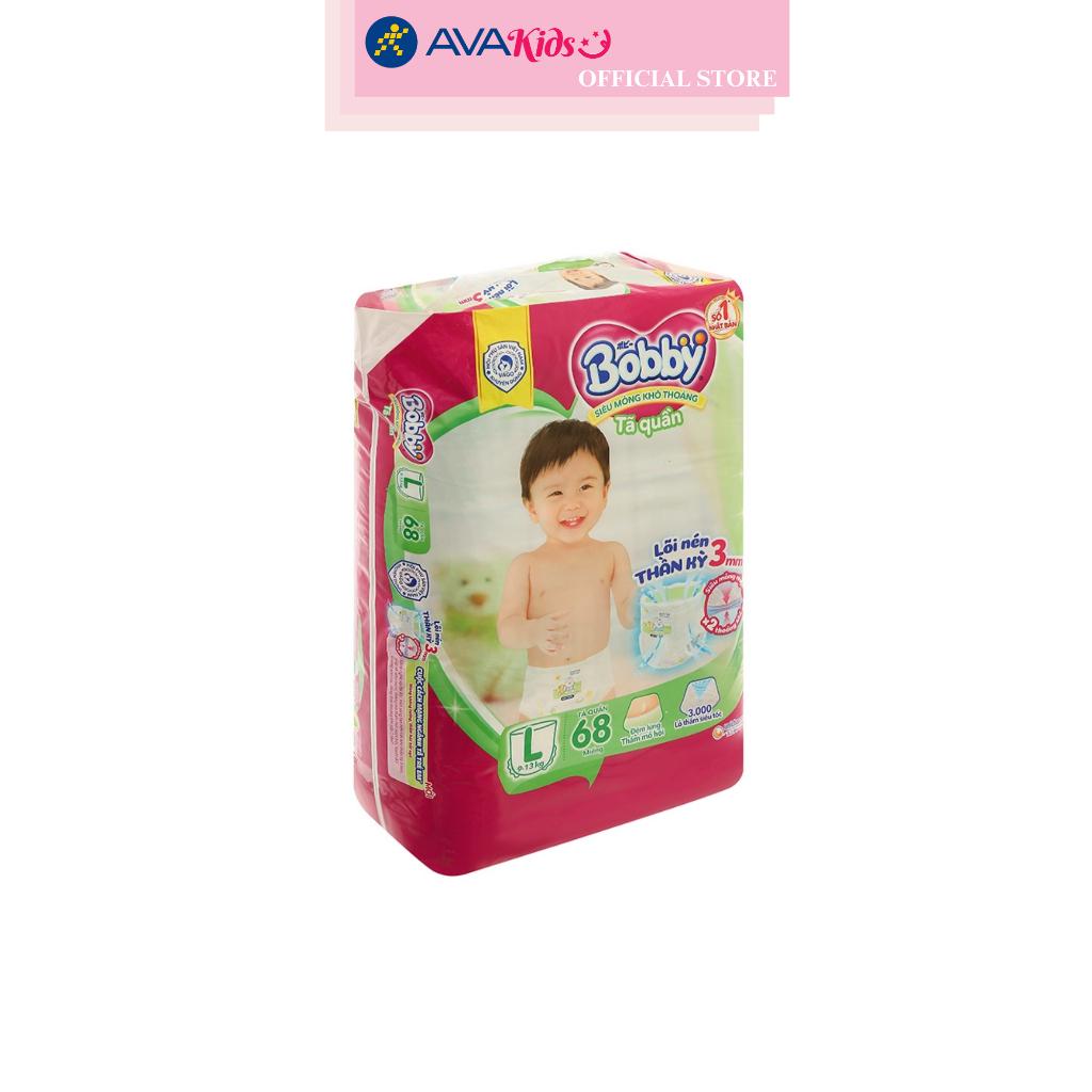 Tã quần Bobby size L 68 miếng (9 - 13 kg)