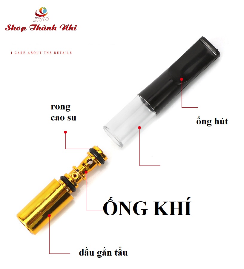 Hộp 5 tẩu thuốc nhựa dẻo bảo vệ sức khỏe NHZ058 Shop Thành Nhi