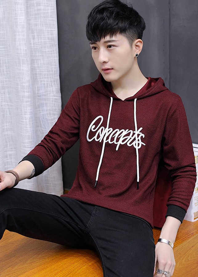 Áo khoác nam HOODIE AKN492 Thun nỉ ngoại ( ĐỎ )