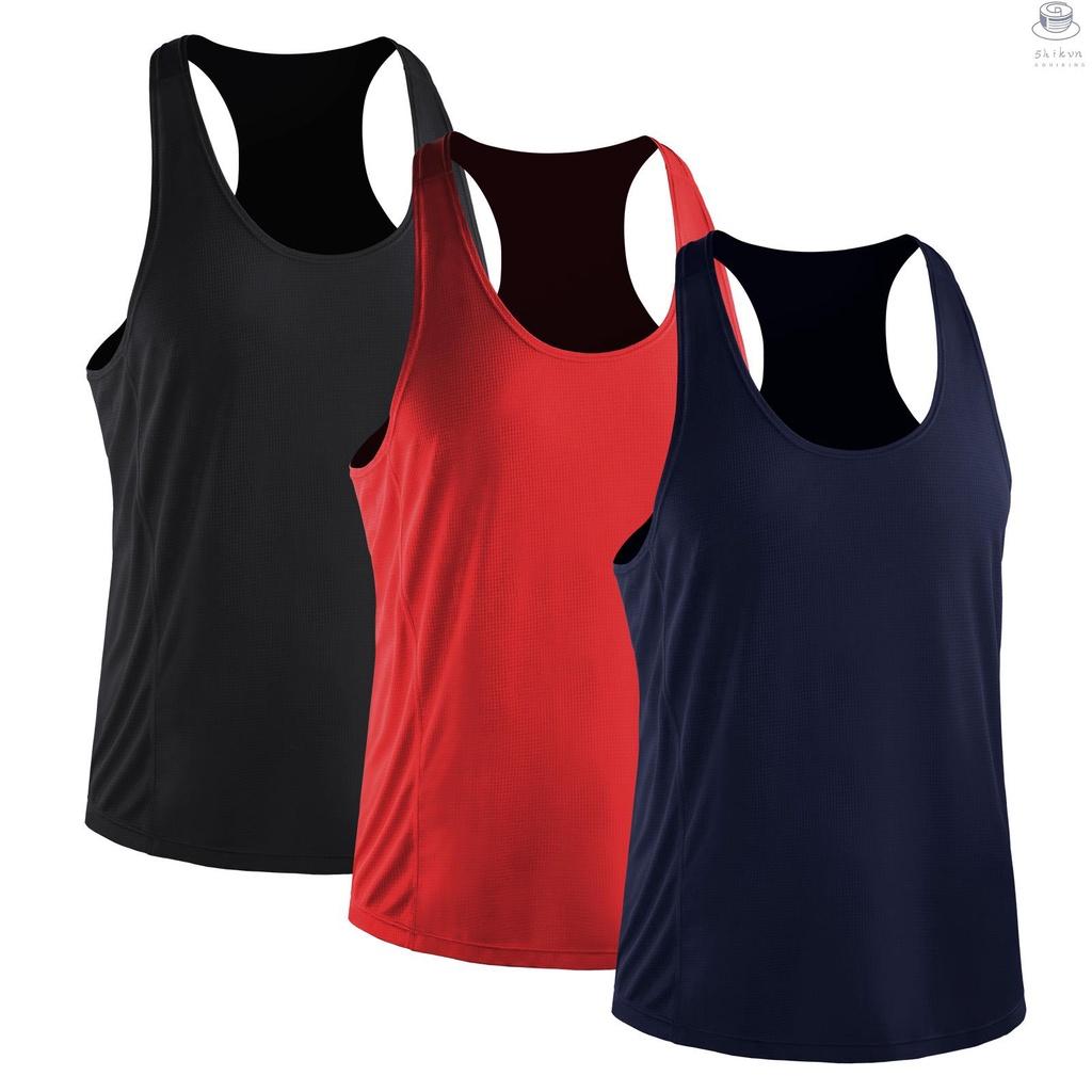 Bộ 3 áo ba lỗ thể thao mau khô cho nam