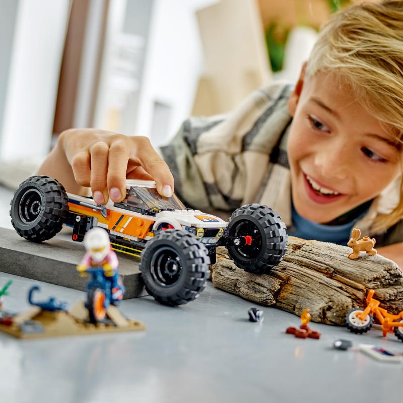 Đồ Chơi Lắp Ráp LEGO City Xe Thám Hiểm Địa Hình 4X4 60387