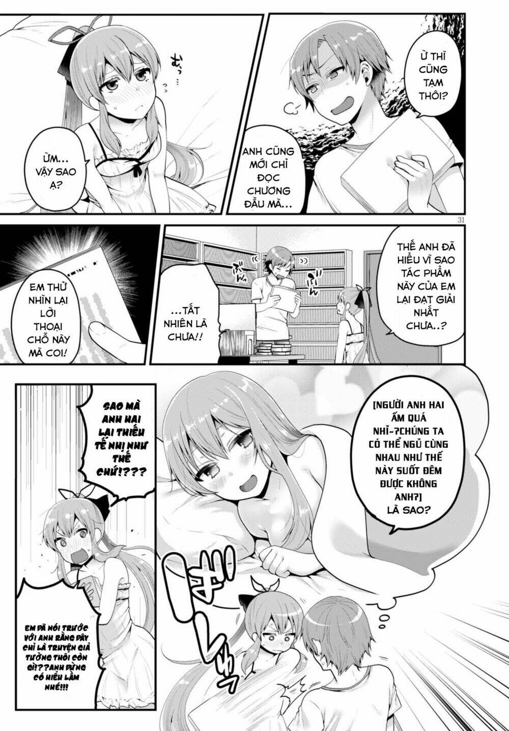 em gái tôi là một tiểu thuyết gia chapter 1 36