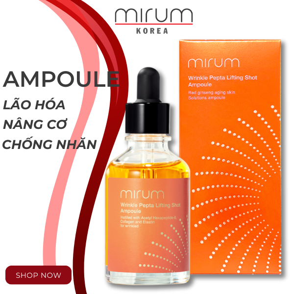 TINH CHẤT NÂNG CƠ, CHỐNG NHĂN, TĂNG SỰ ĐÀN HỒI CHO DA MIRUM 50ml