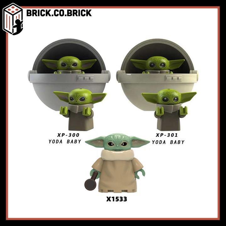 Đồ chơi Xếp hình Nhân vật Baby Yoda minifig Chiến tranh giữa các vì sao Star Wars X1533 KT1039 - XP-301