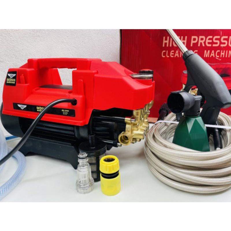 Máy rửa xe mini áp lực cao (MẪU MỚI MẠNH HƠN)có chỉnh áp lực phù hợp rửa xe gia đình sân vườn