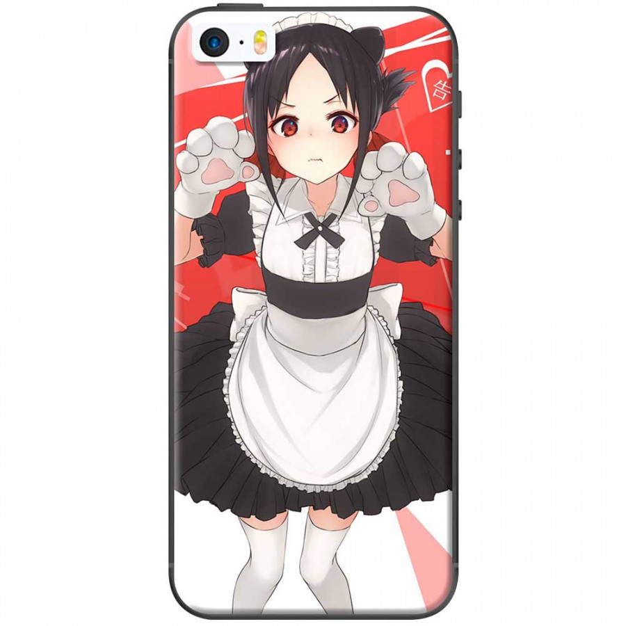 Ốp lưng dành cho iPhone 5, iPhone 5S, iPhone SE mẫu Anime em mèo