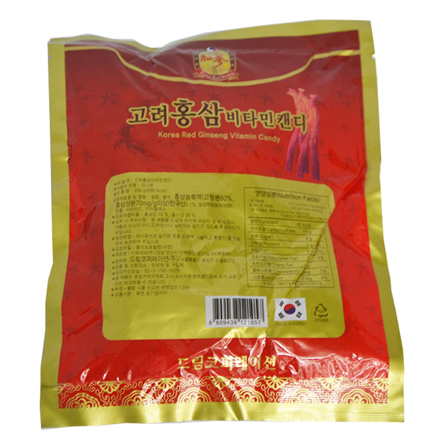 Kẹo Hồng Sâm Vitamin Daegoung Food Tp0014