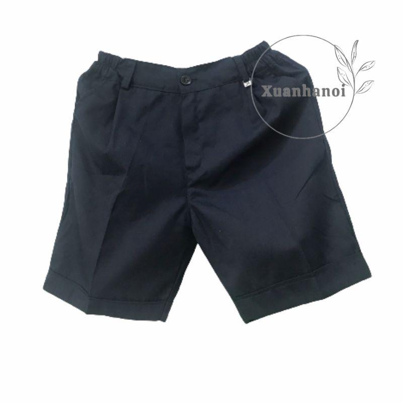 Quần đùi học sinh kaki dáng lửng 20-35kg XHN1034