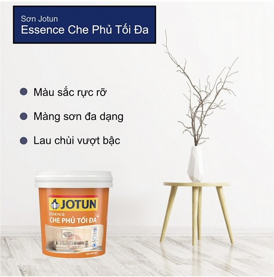 Sơn Nội Thất Jotun Essence Che Phủ Tối Đa Mờ (MÀU TRẮNG)