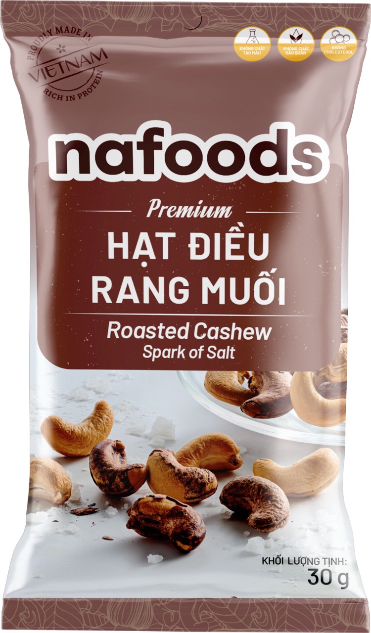 Hình ảnh Hạt điều rang muối gói 30g