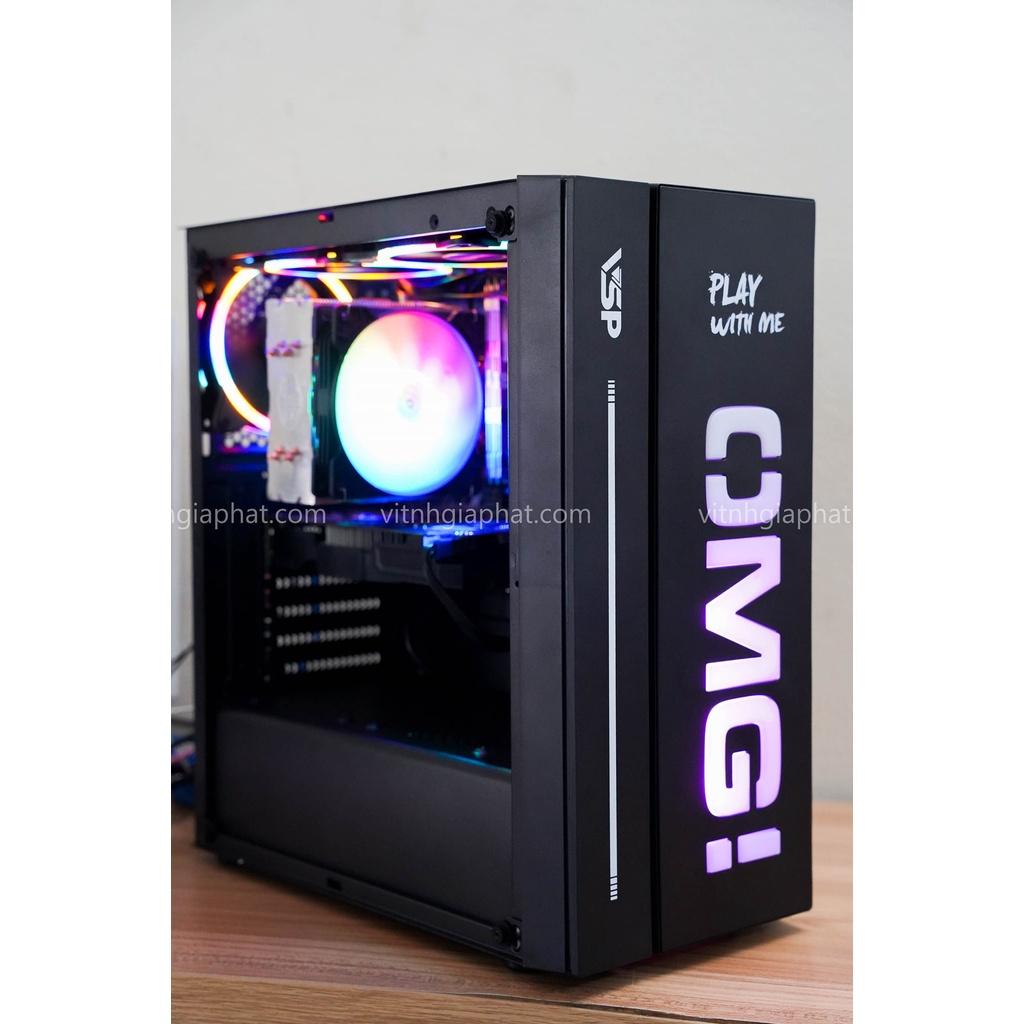 Máy tính bàn - PC Đồ họa E5 2670 v2/ RX580 8GB- Cân mọi thể loại game từ giả lập Nox đến game online, offline