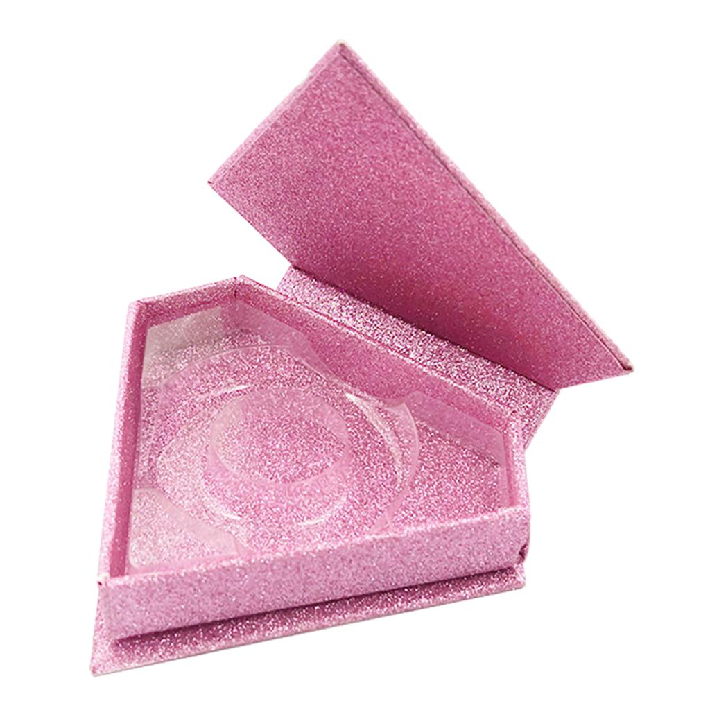 Diamond Shape False Eyelashes Storage Case Box Eyelash Holder Organizer