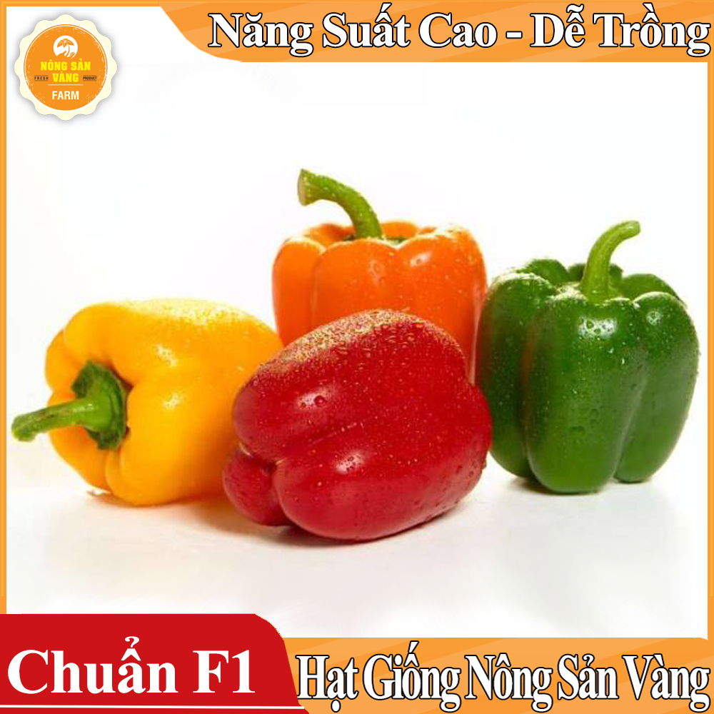 Hạt giống Ớt Chuông Ngọt Nhiều Màu ( Gói 40 hạt ) - Nông Sản Vàng