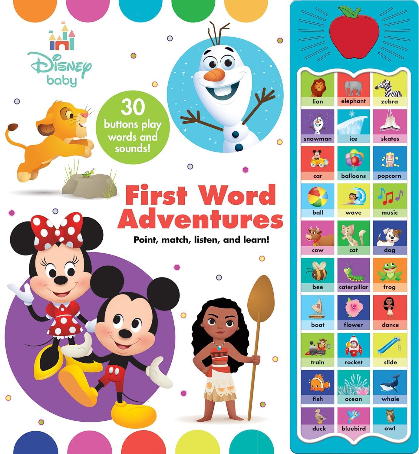 Sách ngoại văn: Apple Disney Baby First Word Adventures