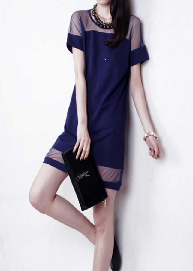 VÁY ĐẦM CÔNG SỞ SANG TRỌNG CHO NGƯỜI BÉO MẬP_TB 559_ XANH _XL