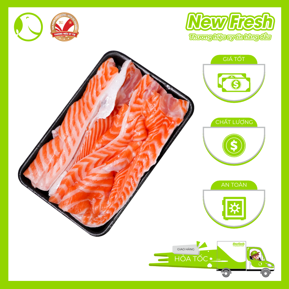 Lườn Cá Hồi Nauy Khay 1kg