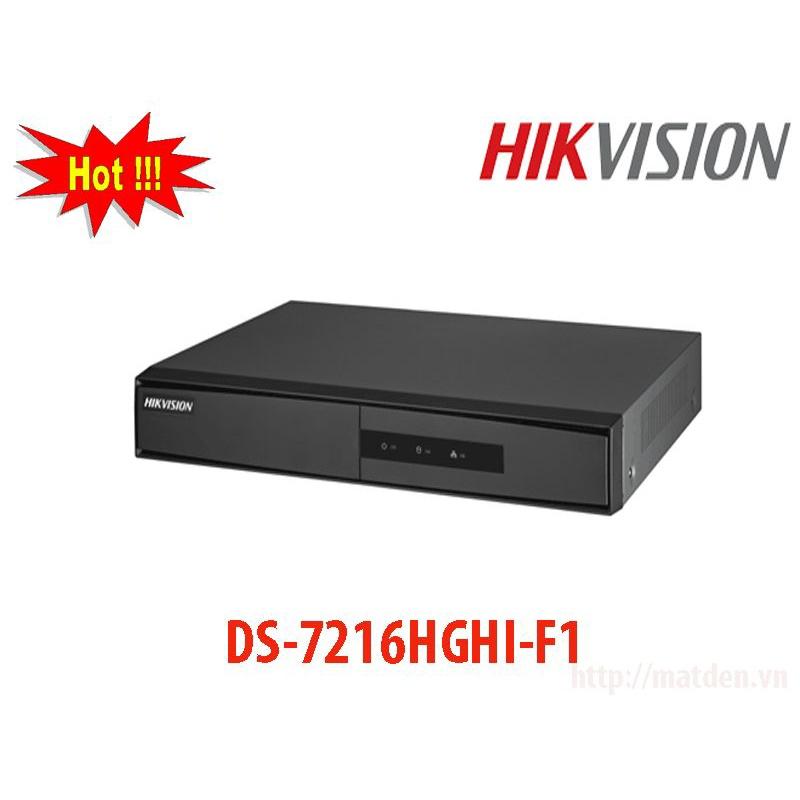 Đầu Ghi Camera HikvisionDS-72016HGHI-F1 -Hàng Chính Hãng