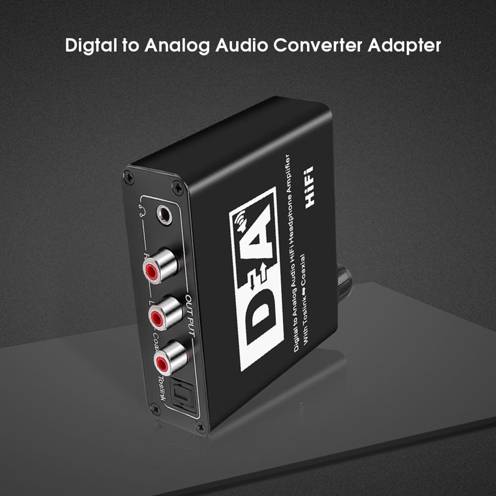 Switch 3.5mm Digital to Analog Audio Adapter Converter EU