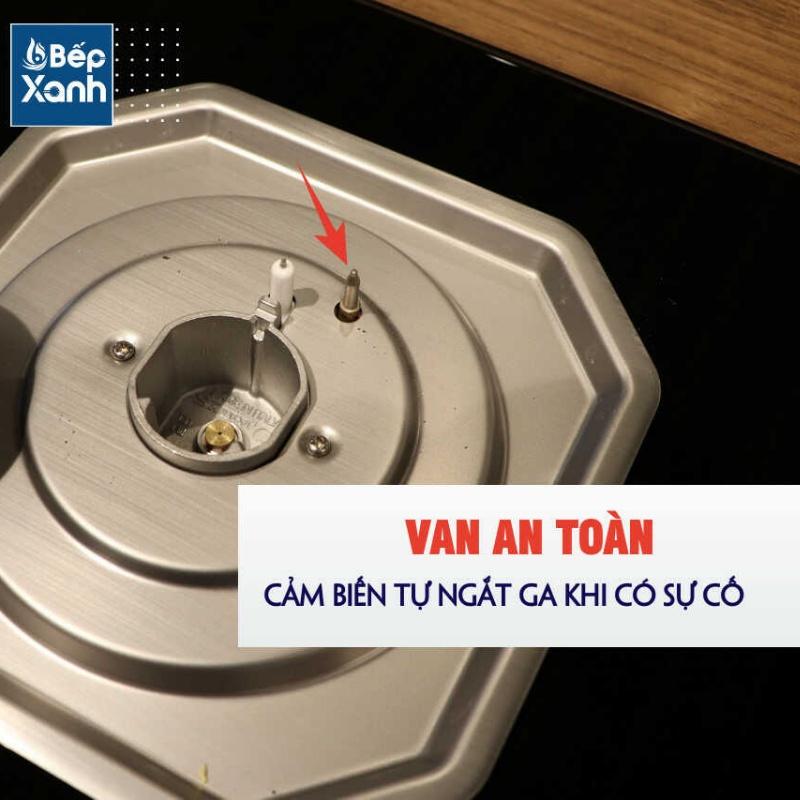 Bếp gas âm 3 gas Malloca AS 9603B - Hẹn giờ, Ngắt gas tự động - Hàng Chính Hãng