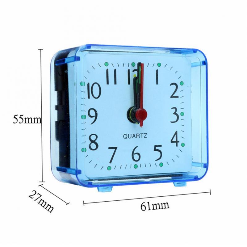 Travel Alarm Clock Analog Alarm Silent Non Ticking Ascending Beep Sounds Silent No Ticking Lighted On Demand Snooze Gentle Wake