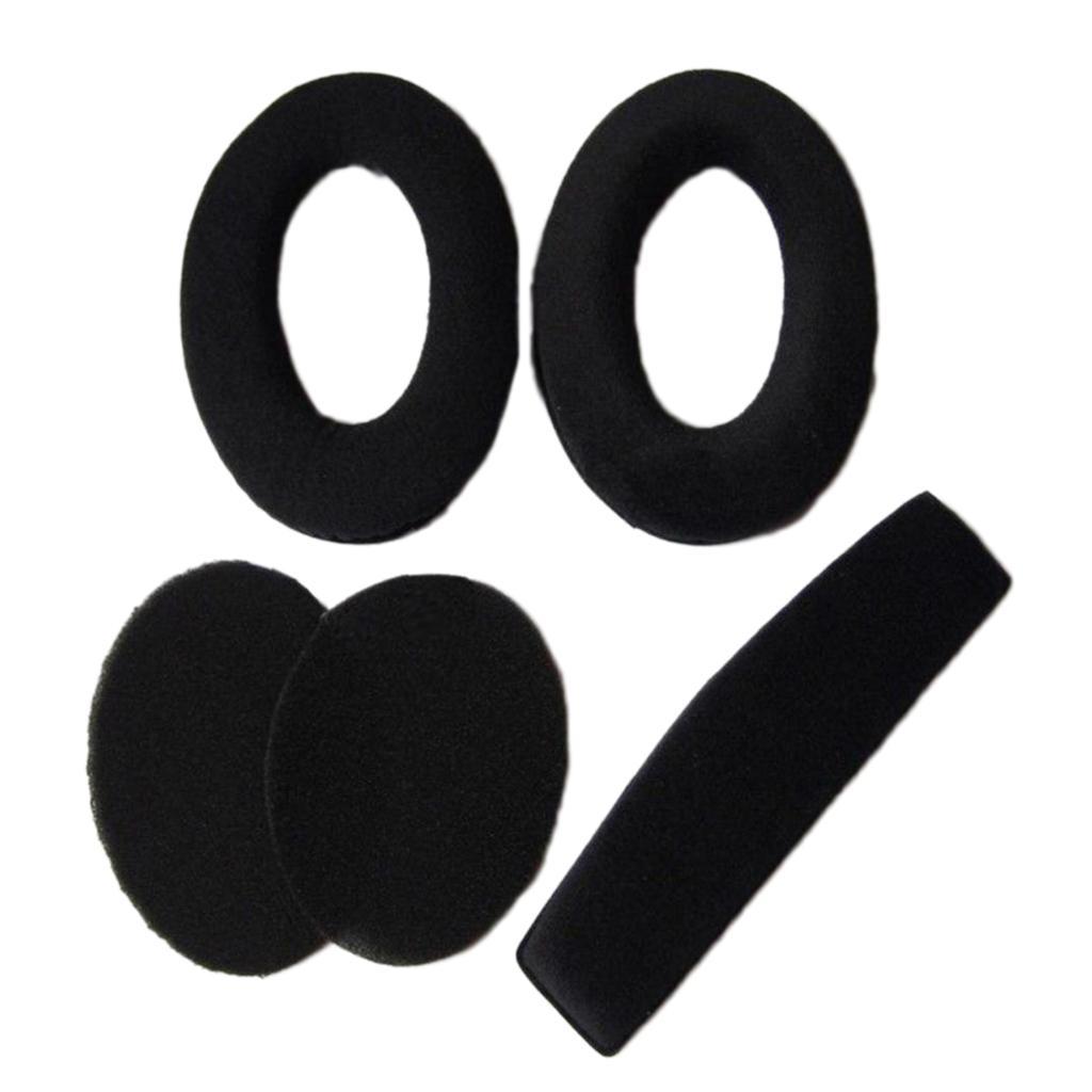 Replacement Ear Pads Cushions +Headband Pad For HD515 HD555 HD595
