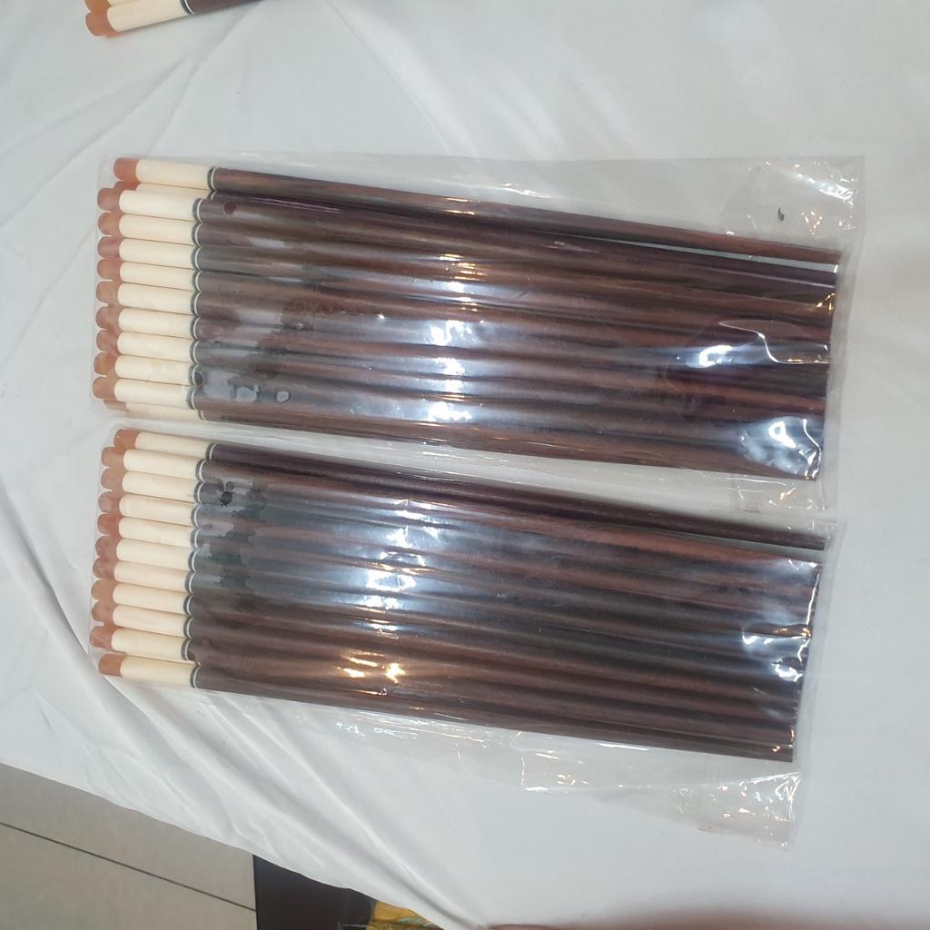 THANH LÍ - Đũa Gỗ Sóng lá đầu cẩn ốc trai trắng cao cấp