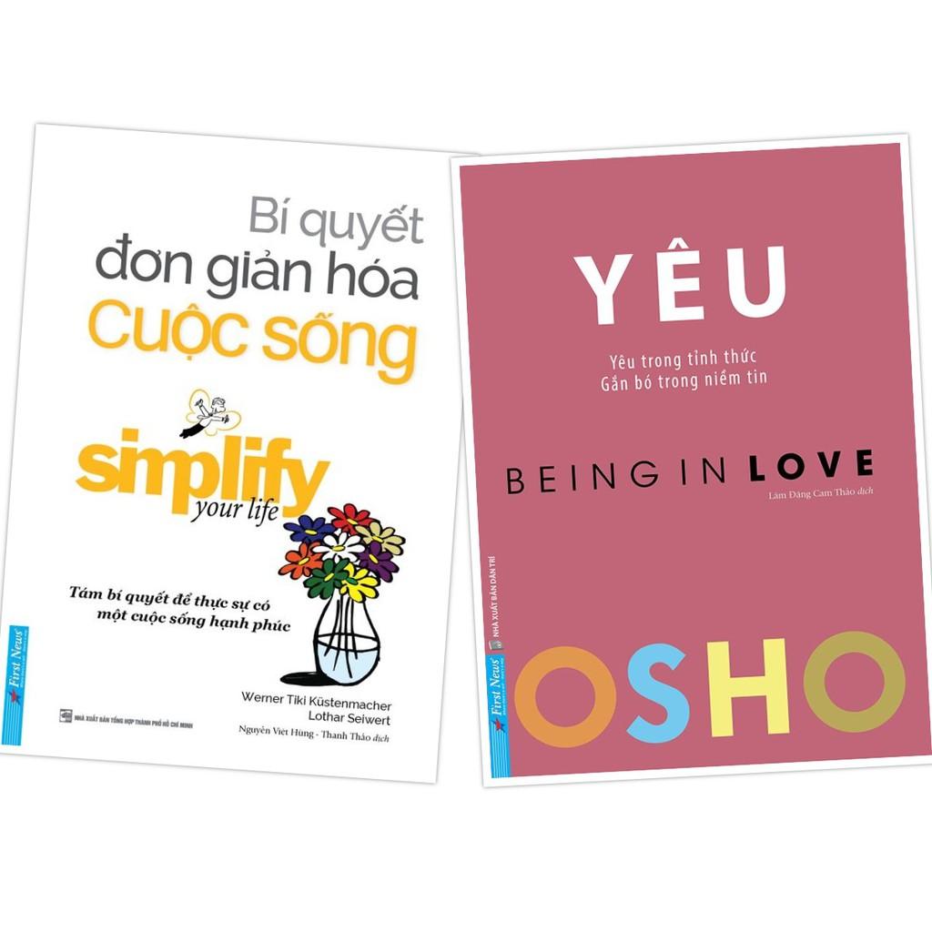 Sách - Combo Bí quyết đơn giản hóa cuộc sống + Yêu - FirstNews