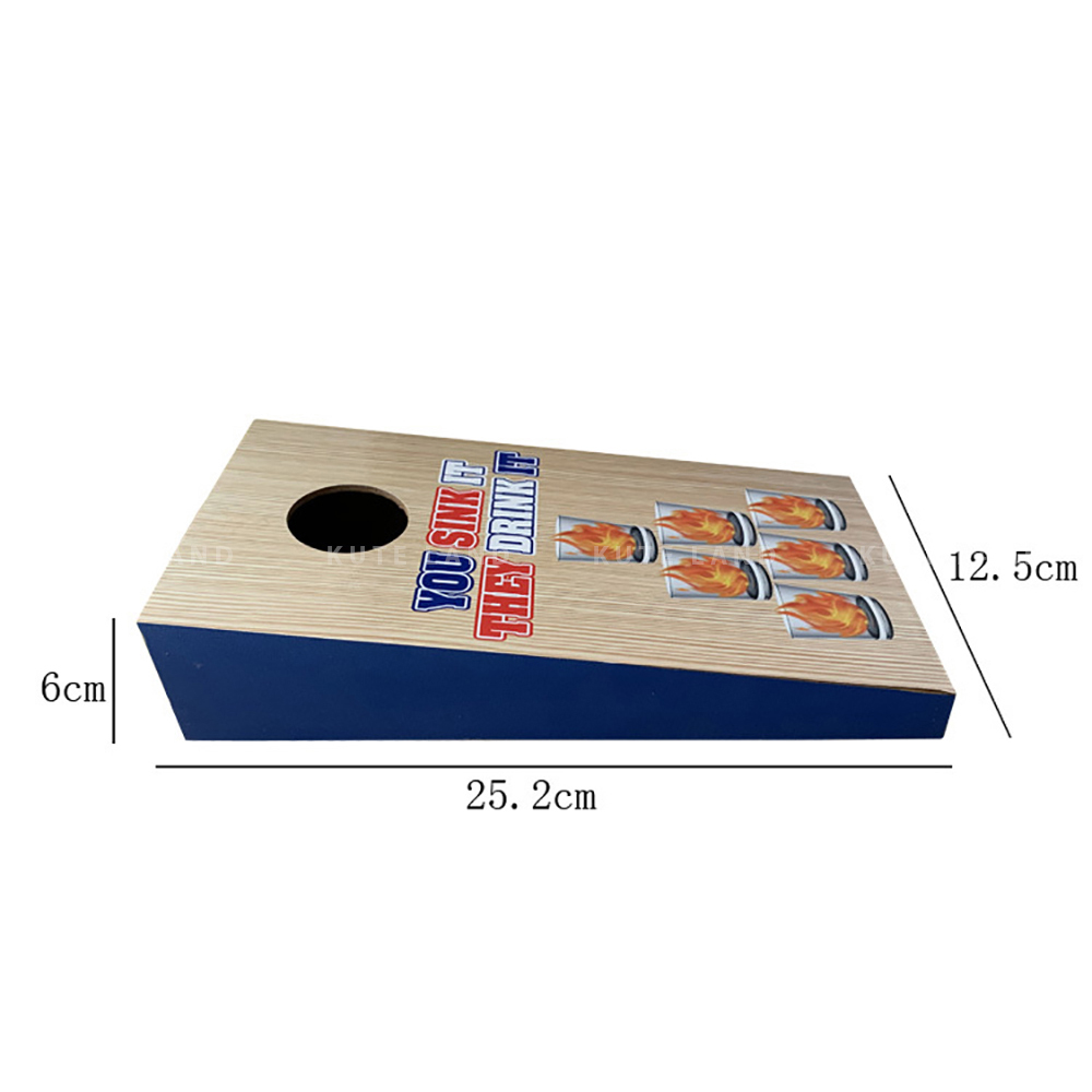 Trò chơi uống bia rượu Bean Bag Toss Game thử thách ném gối vào lỗ xem ai cao tay hơn