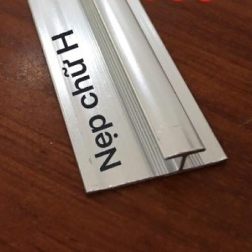 Nẹp nhôm nối sàn nhựa, nẹp nhôm chữ H, nẹp trang trí, Nẹp sàn gỗ, nẹp sàn PVC, thanh dài 2m5 dày 1li