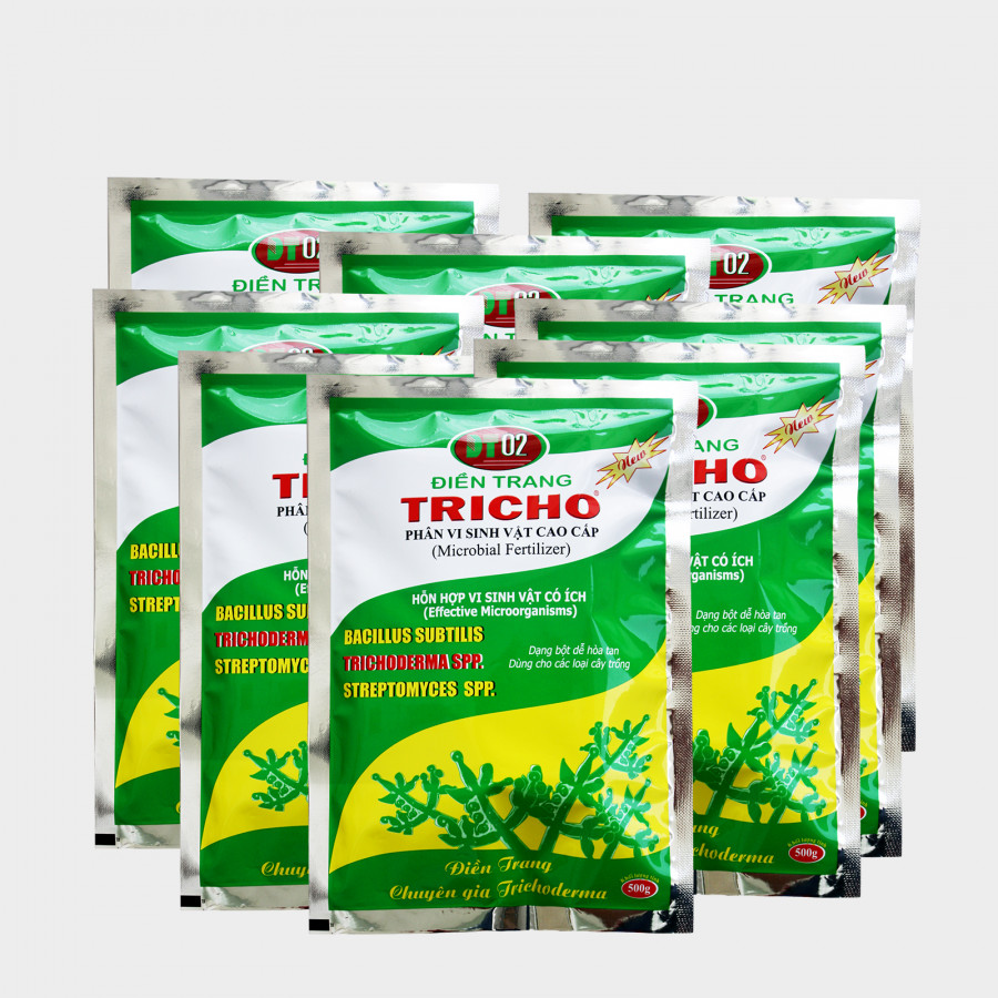 Combo 8 Gói Phân Vi Sinh Vật Trichoderma 500g