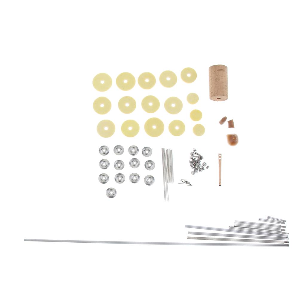 Sunnimix Sáo Bộ Công Cụ Sửa Chữa Sáo Trục Thanh Con Lăn Ốc Vít Keo Nút Chai Miếng Lót