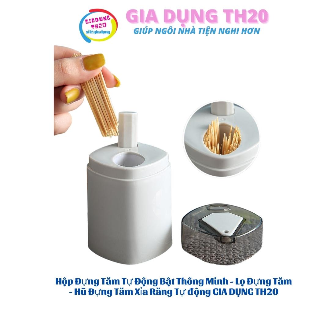 Hộp Đựng Tăm Tự Động Bật Thông Minh , Lọ Đựng Tăm - Hũ Đựng Tăm Xỉa Răng Tự động