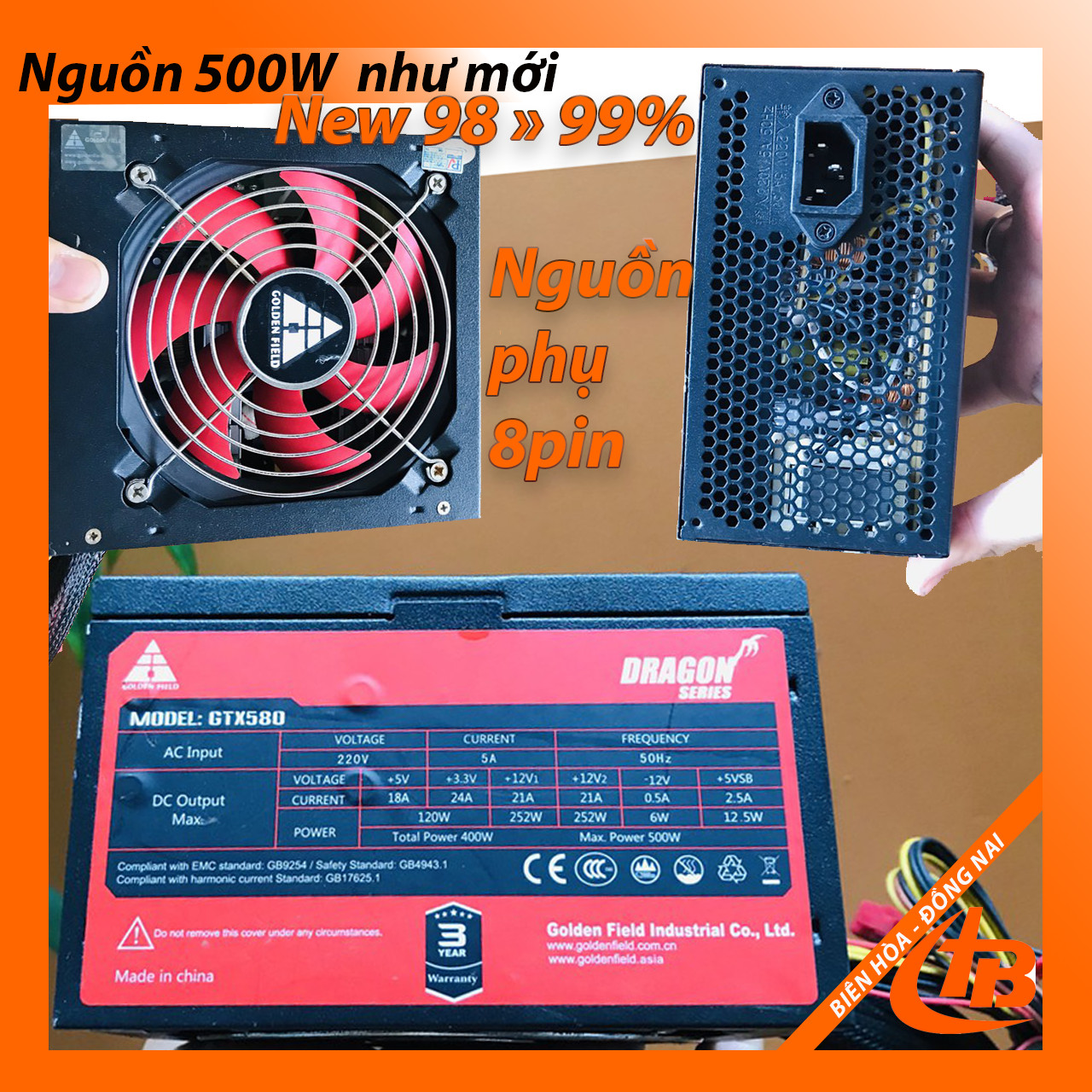 Nguồn máy tính 500w như mới