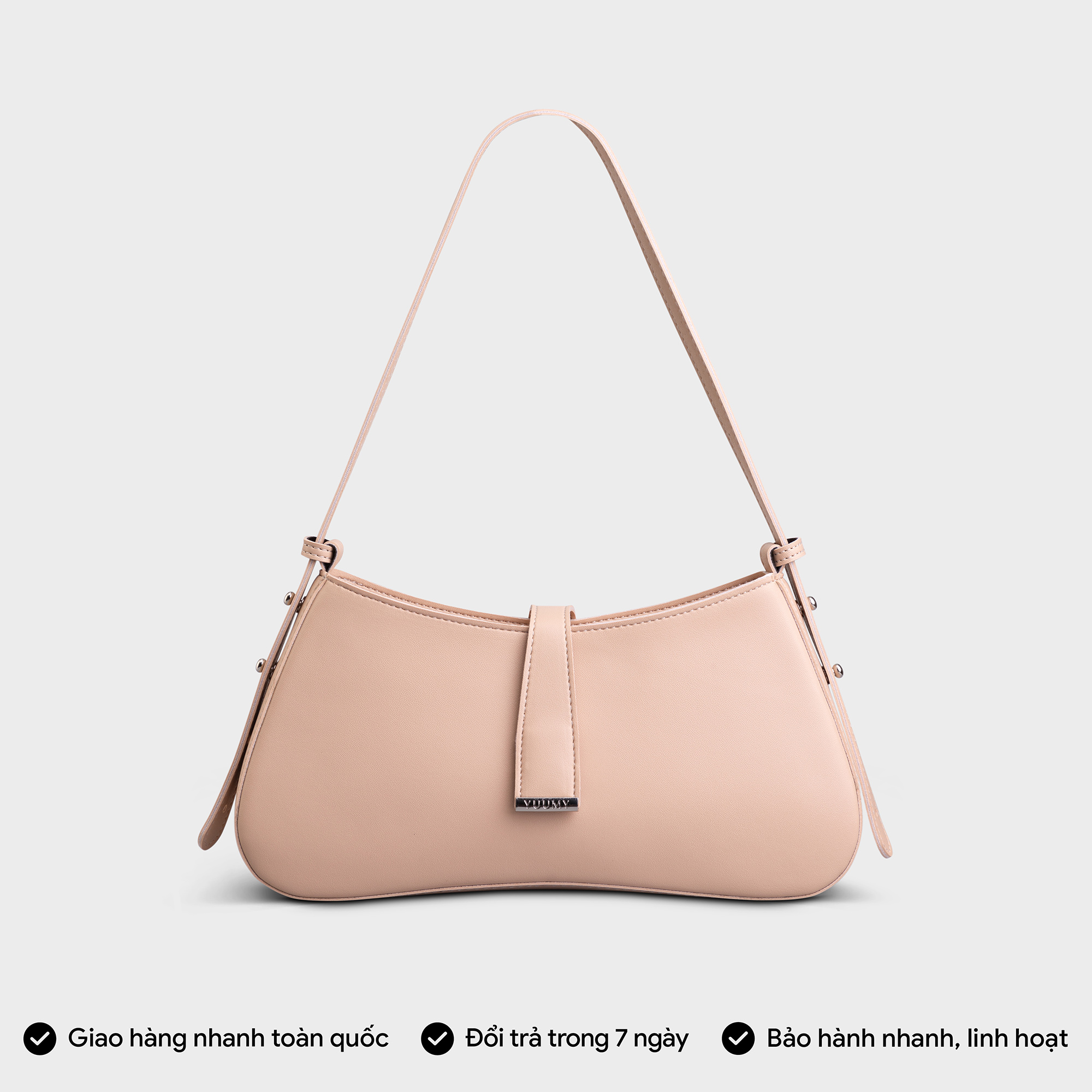 Túi Yuumy ( Thời trang nữ dự tiệc size 28 - Túi đeo chéo da Seasand YN188 )