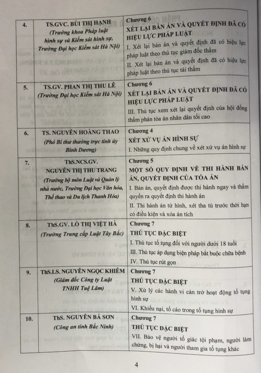 Trình tự, thủ tục, thẩm quyền và trách nhiệm giải quyết vụ án hình sự theo quy định pháp luật tố tụng hình sự Việt Nam