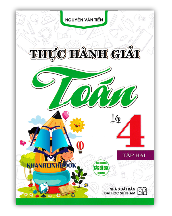 Sách - Combo Thực Hành Giải Toán Lớp 4 Tập 1 + 2