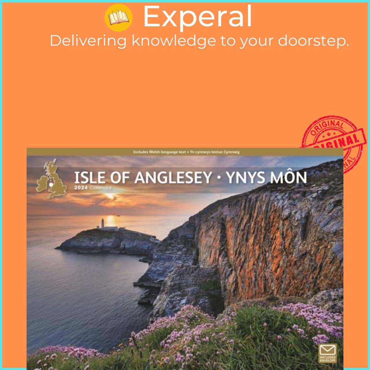 Hình ảnh Sách - Isle of Anglesey A4 Calendar 2024 by  (UK edition, paperback)