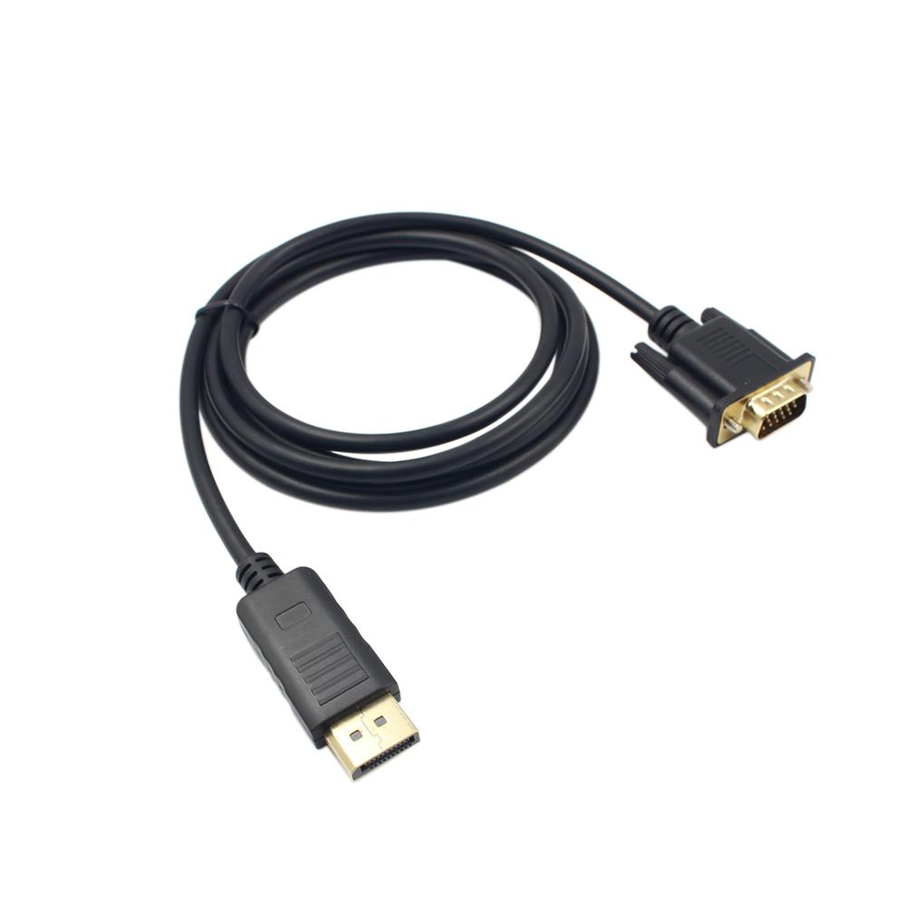 Bộ chuyển đổi cáp Cổng hiển thị nam 1.8M chuyển đổi video 1080P cho máy chiếu DTV TV Đầu phát