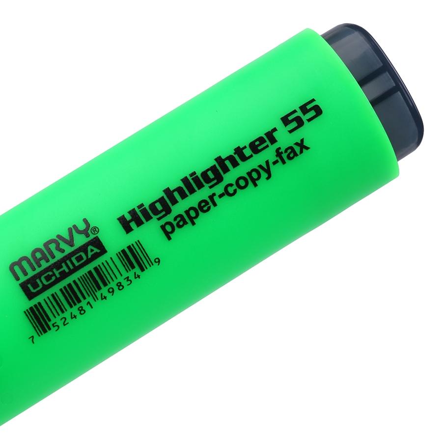 Vỉ 2 Bút Dạ Quang - Marvy HL55 - Fluorescent Green