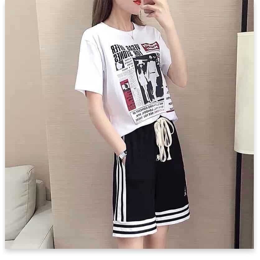 QUẦN SHORT NỮ KẺ SỌC CÁ TÍNH CHẤT THUN CO GIẢN 4 CHIỀU THOÁNG MÁT LANA FASHION