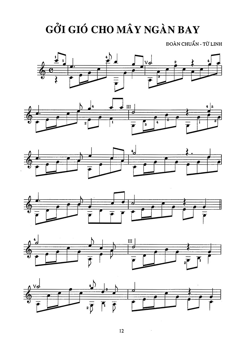 Sách - Guitar Cổ Điển Những Nhạc Phẩm Nổi Tiếng (Trần Thế Kỷ)