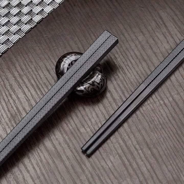 Set 10 đôi đũa Nhật sợi thuỷ tinh Glass Fiber - Đũa Nhật kháng khuẩn chống nấm mốc chống trơn trượt 