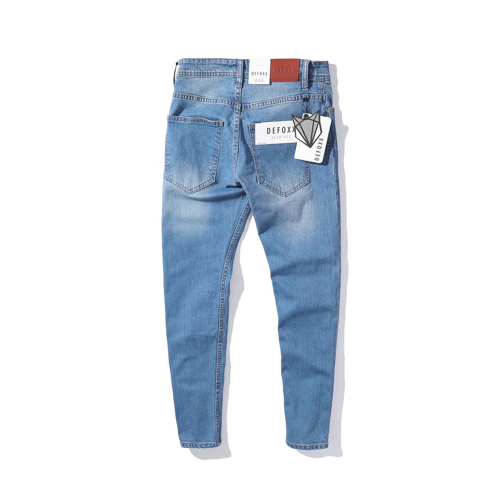 Quần jeans xanh trơn form slim fit - JEAN WASH DF BLUE 220442 | LASTORE MENSWEAR