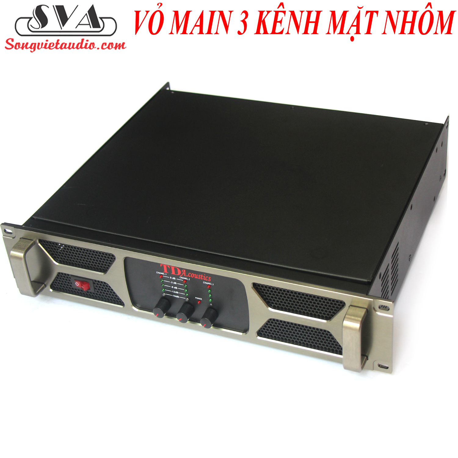 VỎ MAIN 3 KÊNH MẶT NHÔM