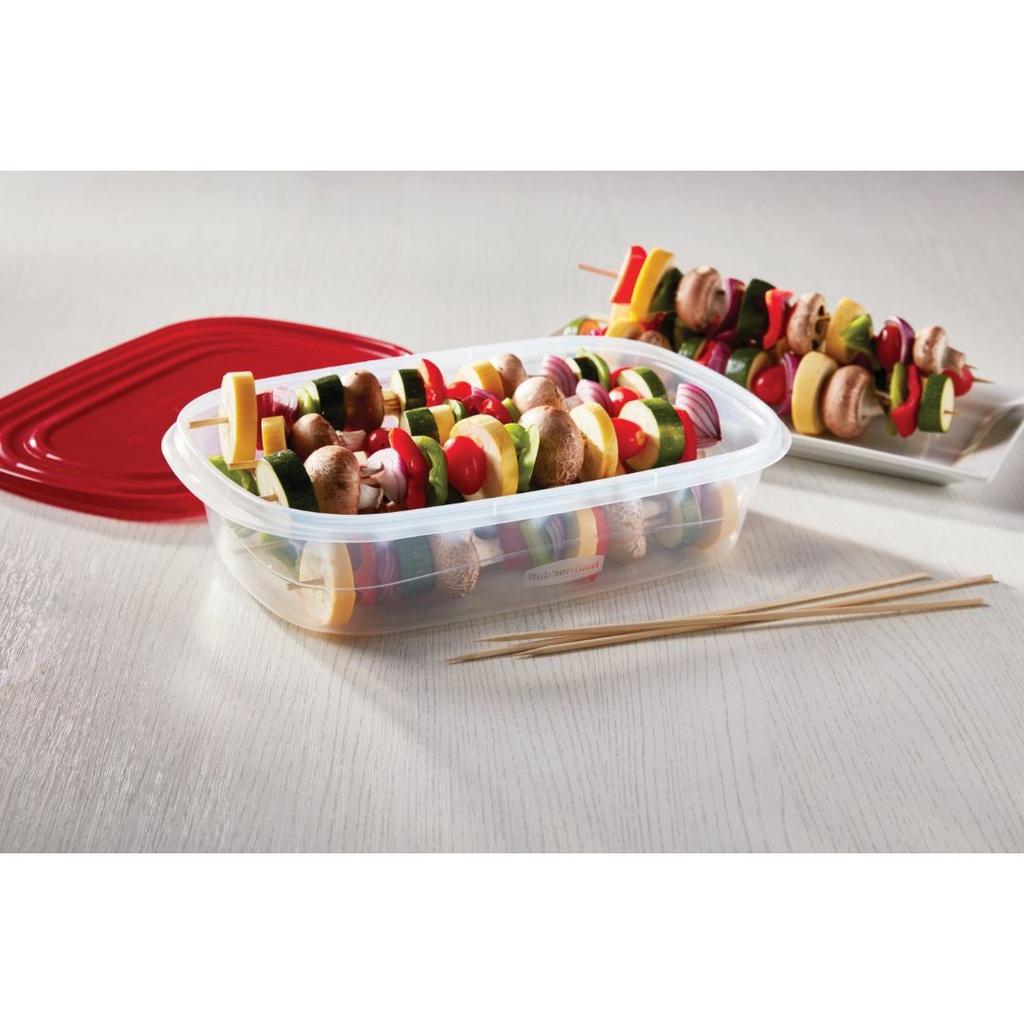 HỘP NHỰA ĐỰNG THỰC PHẨM ĐI LÀM, ĐI CHƠI Rubbermaid, TakeAlongs, Food Storage Containers NẮP ĐỎ