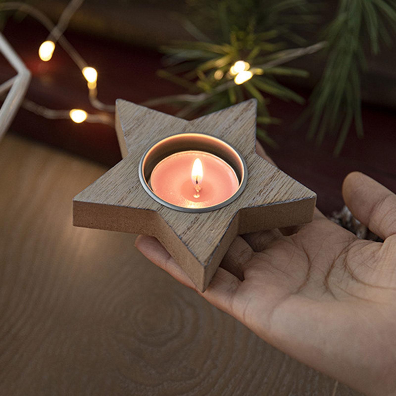Candle Holder Candle Stand Crafts, Ornament, Candlestick Holder Decorative for Christmas Table Centerpiece Dinner