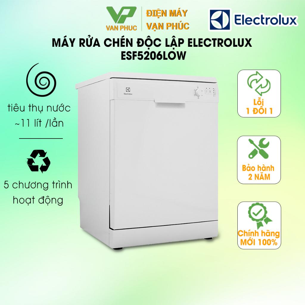 Máy rửa chén, bát độc lập Electrolux ESF5206LOW - Hàng Chính hãng bảo hành 24 tháng