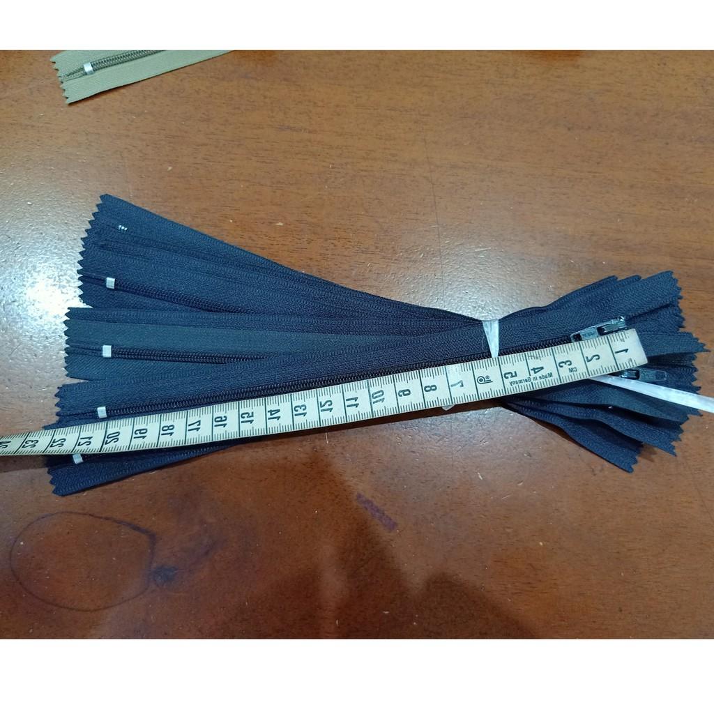 Combo 5 Dây kéo khóa thường 14cm-25cm phụ liệu may mặcdây kéo xuất nhựa hàng xuất khẩu.